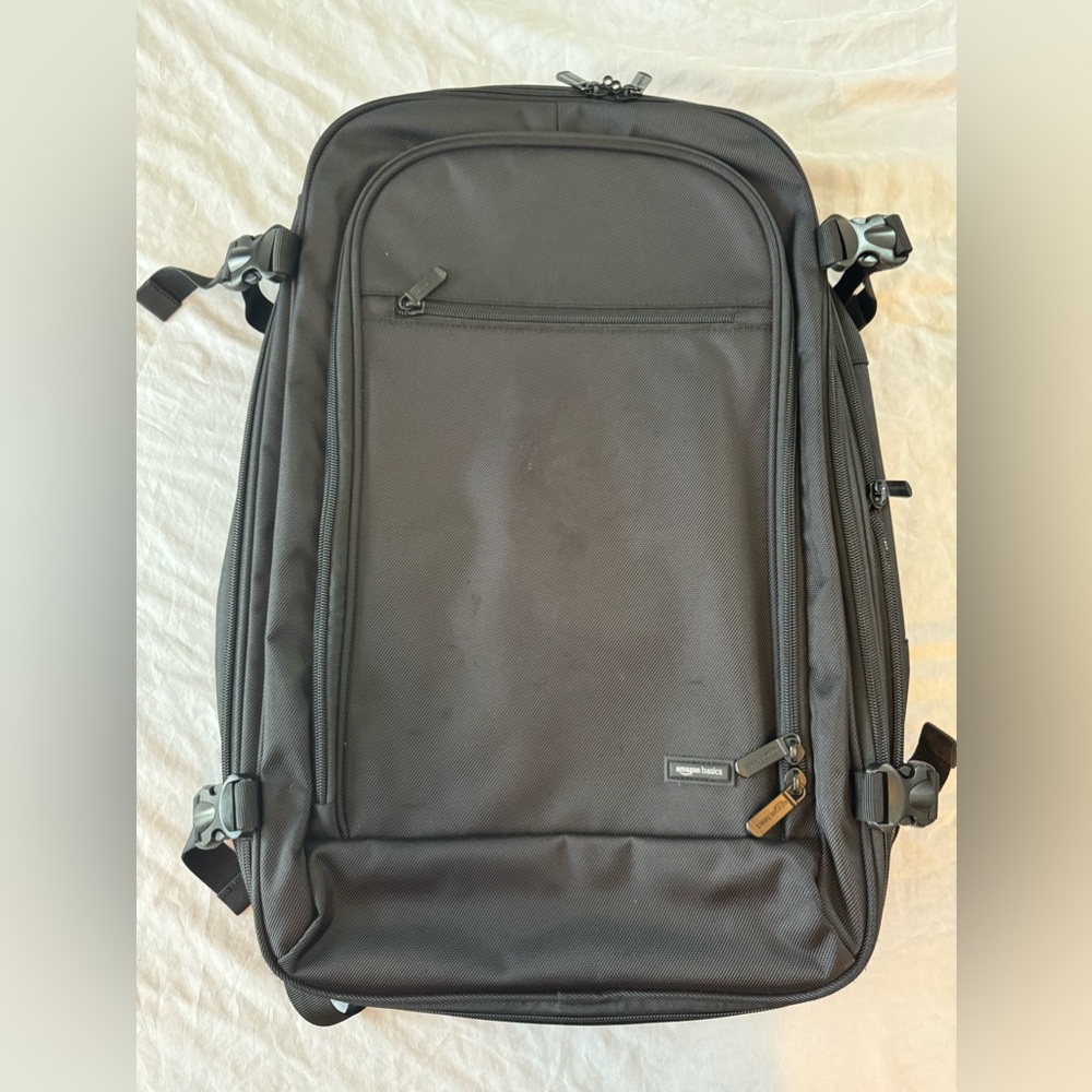 Amazon Basics Carry-On Travel Backpack LIKE NEW!!!!!